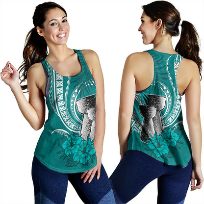 Guam Women Tank Tribal Latte Stone Tropical Style