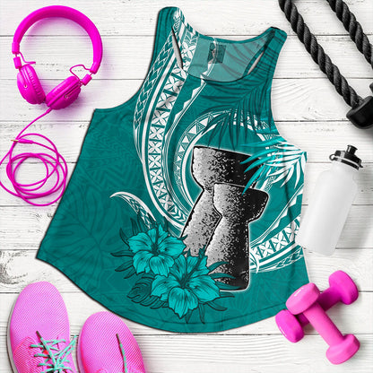 Guam Women Tank Tribal Latte Stone Tropical Style