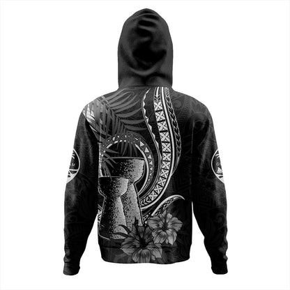 Guam Hoodie Tribal Latte Stone Tropical Style