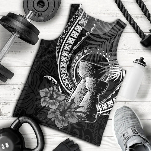 Guam Tank Top Tribal Latte Stone Tropical Style