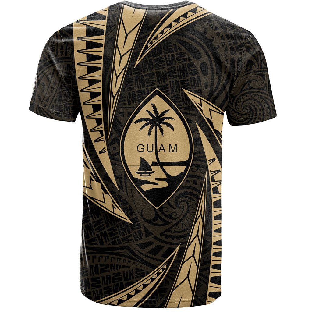 Guam T-Shirt Micronesian Tribal Wave