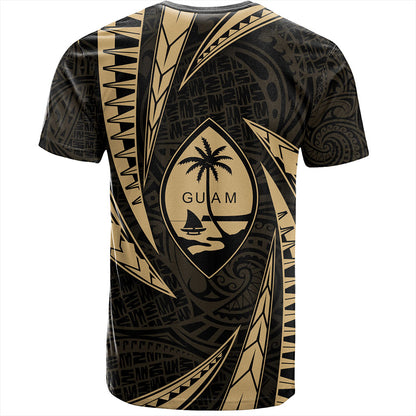 Guam T-Shirt Micronesian Tribal Wave