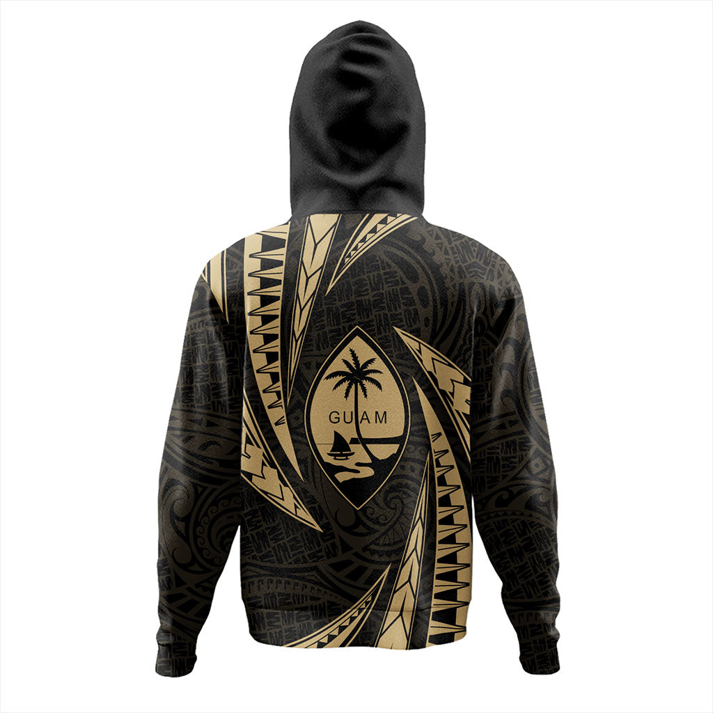 Guam Hoodie Micronesian Tribal Wave