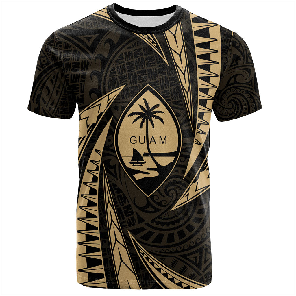 Guam T-Shirt Micronesian Tribal Wave