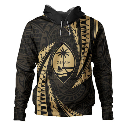 Guam Hoodie Micronesian Tribal Wave