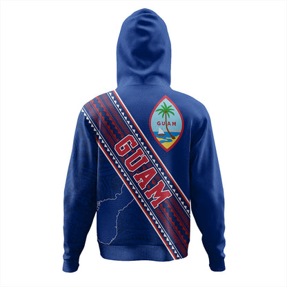 Guam Hoodie Flag And Coat Of Arms
