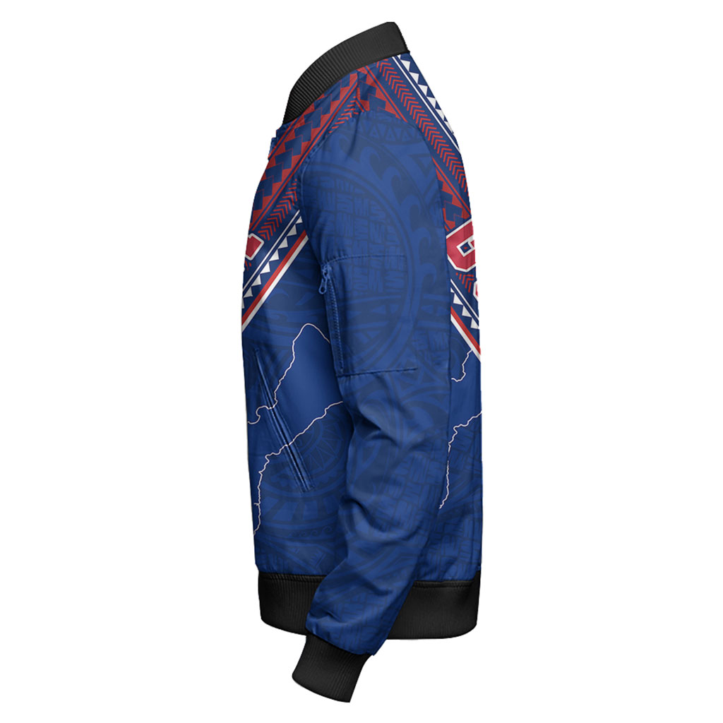 Guam Bomber Jacket Flag And Coat Of Arms