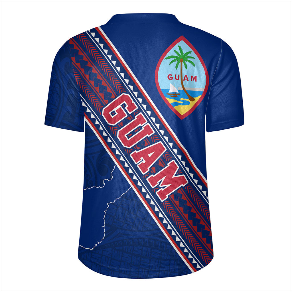 Guam Rugby Jersey Flag And Coat Of Arms