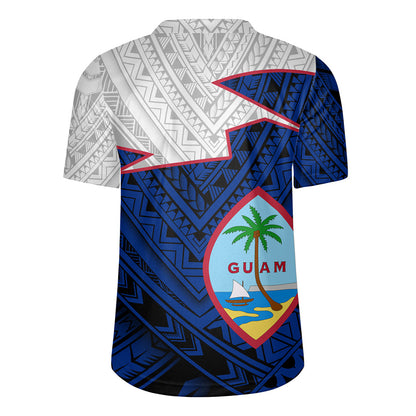 Guam Rugby Jersey Polynesian Tattoo Flag And Coat Of Arms