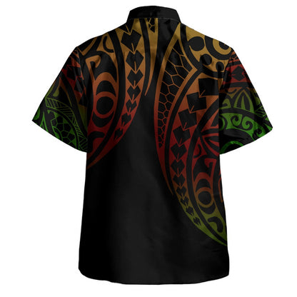 Philippines Filipinos Combo Puletasi And Shirt Kakau Style Reggae