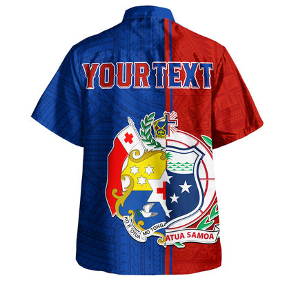 Tokouso Hawaiian Shirt - Custom Tonga And Samoa Together