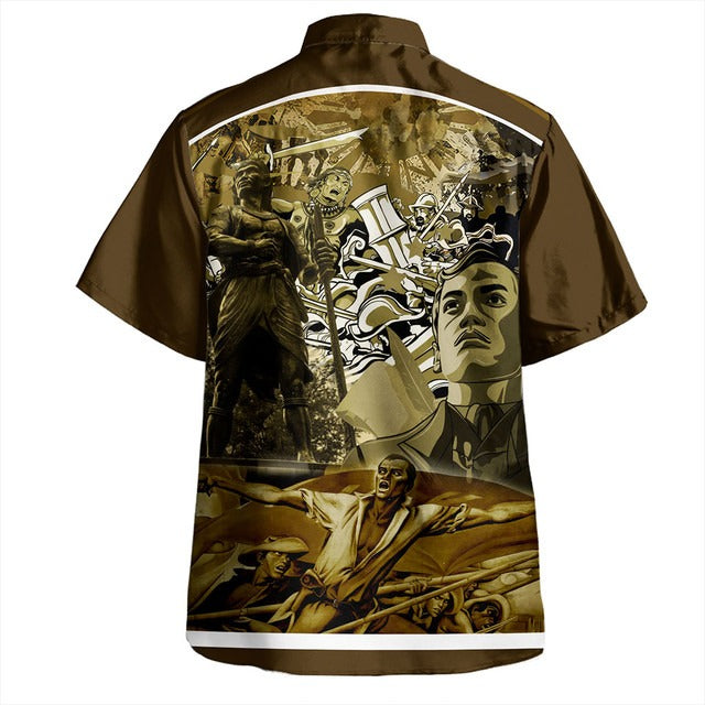 Philippines Filipinos Hawaiian Shirt National Heroes Background