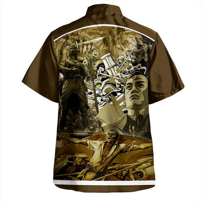 Philippines Filipinos Hawaiian Shirt National Heroes Background