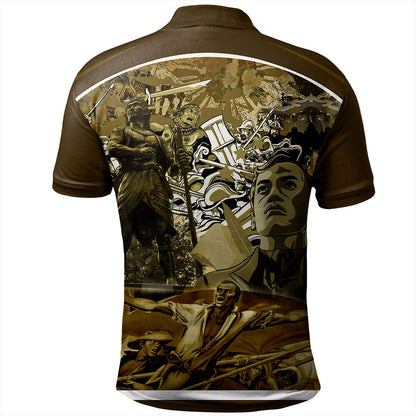 Philippines Filipinos Polo Shirt National Heroes Background