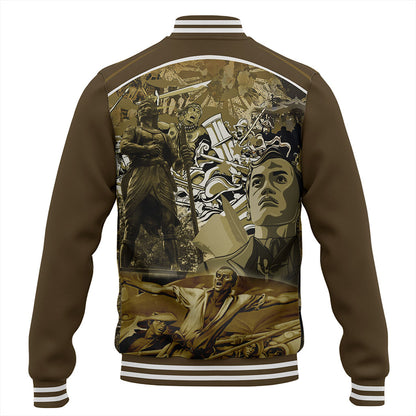 Philippines Filipinos Baseball Jacket National Heroes Background