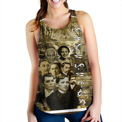 Philippines Filipinos Women Tank National Heroes Background
