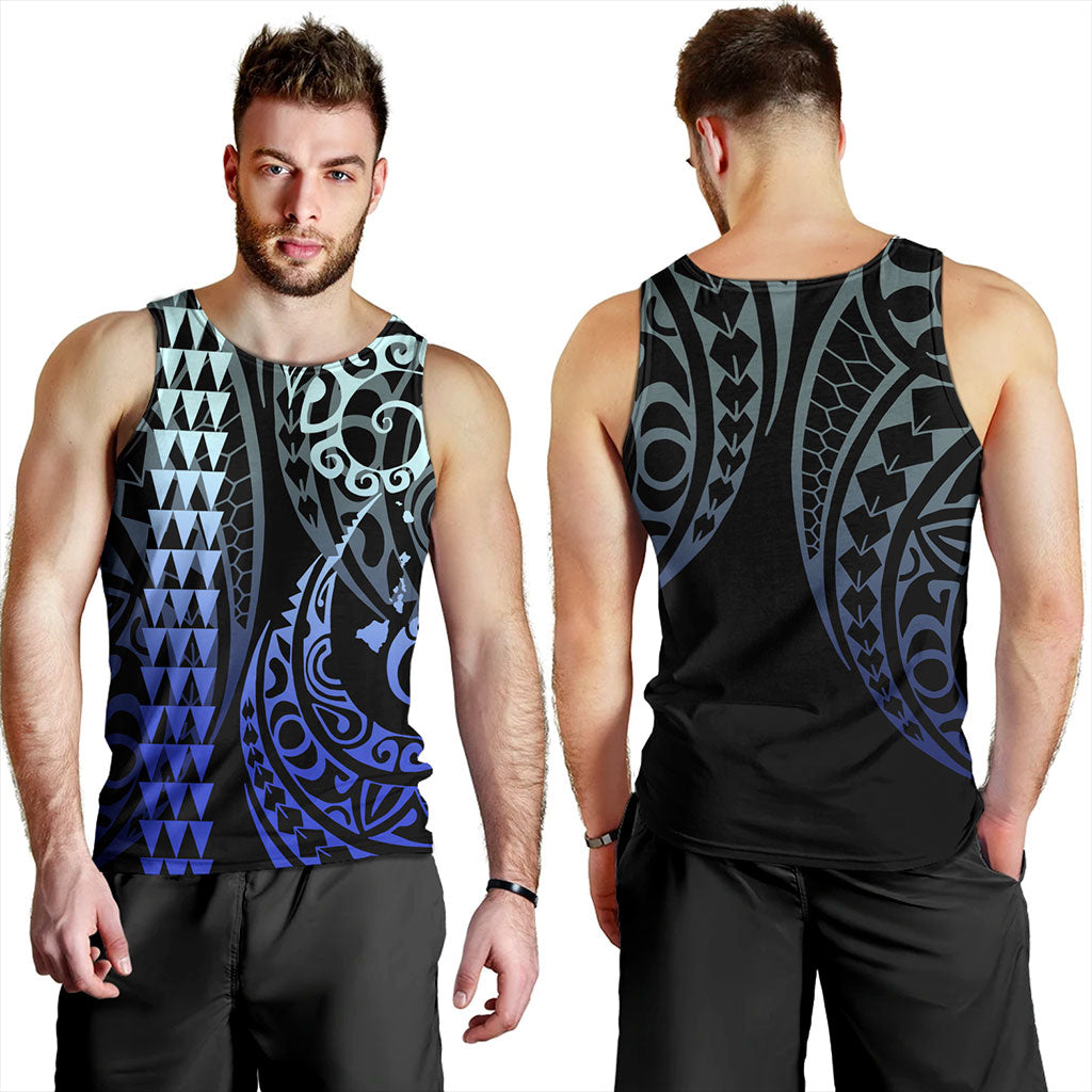 Hawaii Tank Top Map Kakau Style