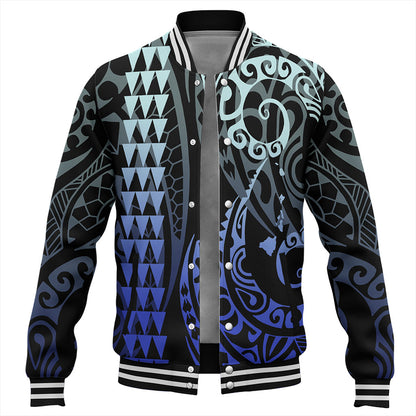 Hawaii Baseball Jacket Map Kakau Style