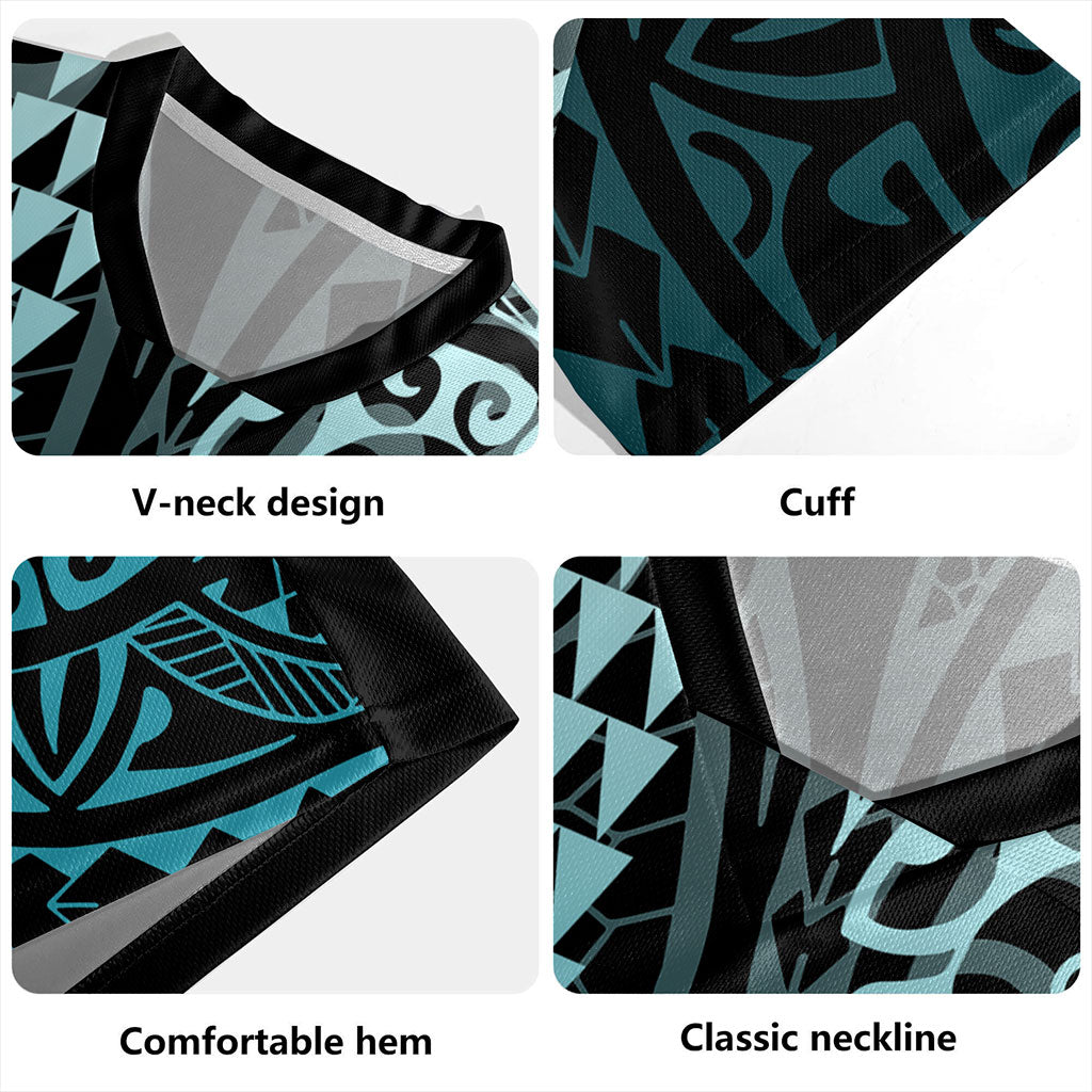 Hawaii Rugby Jersey Map Kakau Style