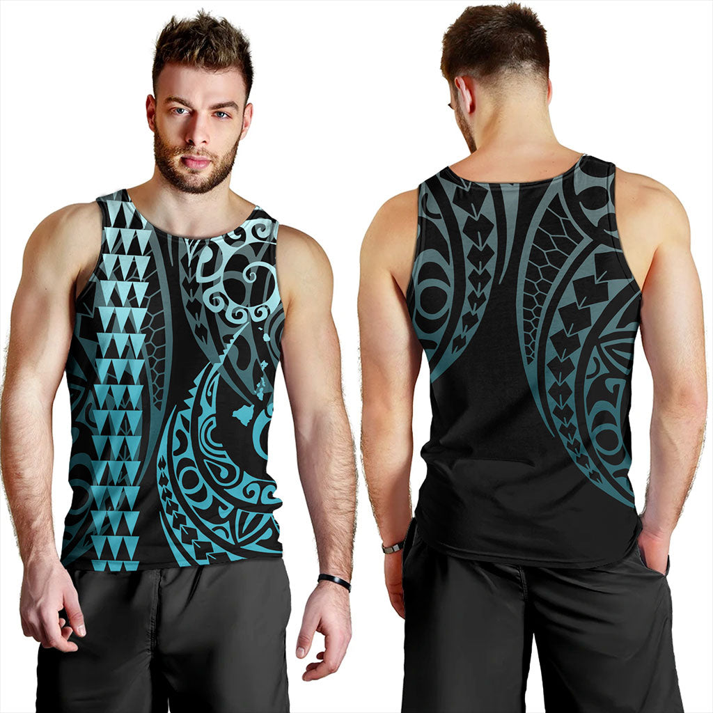 Hawaii Tank Top Map Kakau Style