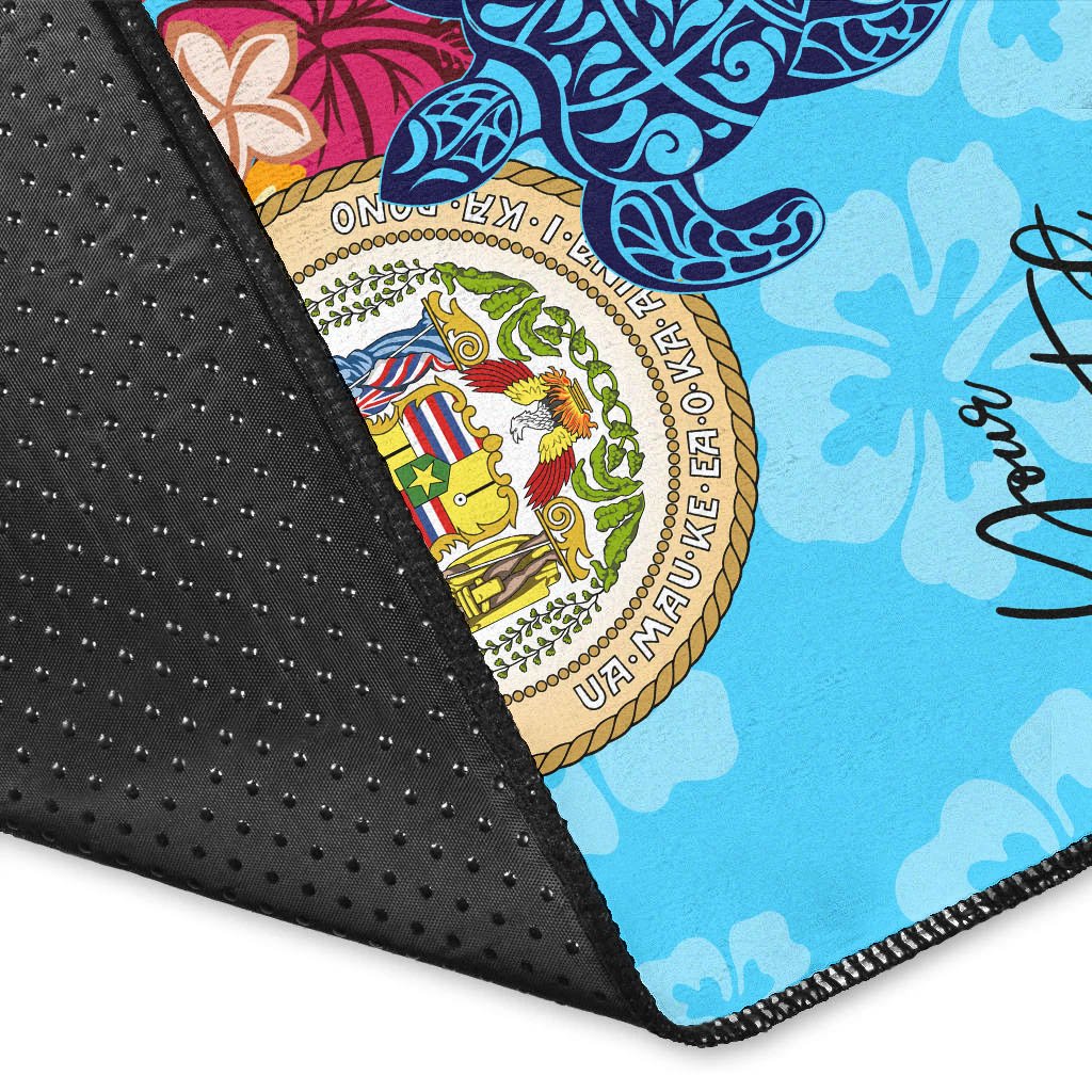 Hawaii Area Rug - Custom Personalised Tropical Style