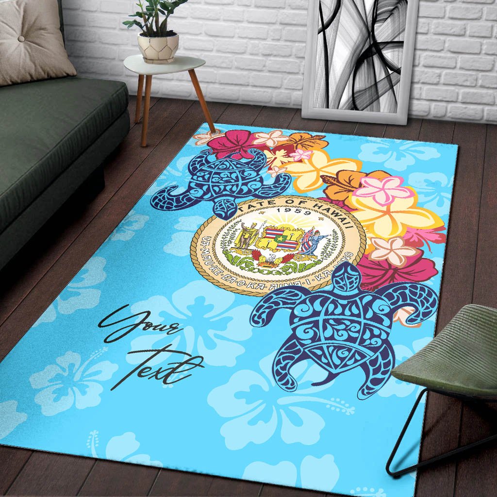 Hawaii Area Rug - Custom Personalised Tropical Style