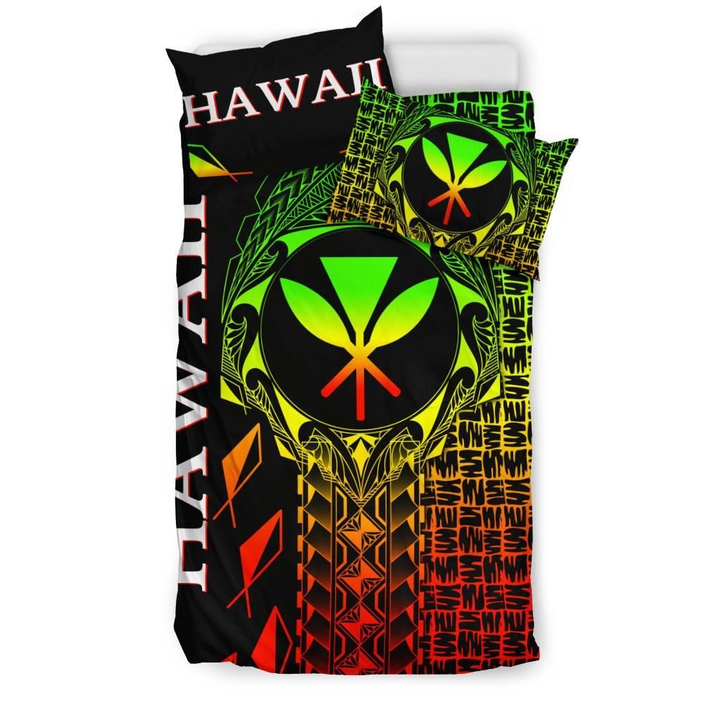 Hawaii Bedding Set - Kanaka Maoli Rocket Style (Reggae)