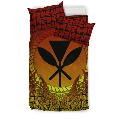 Hawaii Bedding Set - Polynesian Circle Pattern