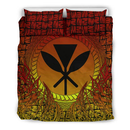 Hawaii Bedding Set - Polynesian Circle Pattern