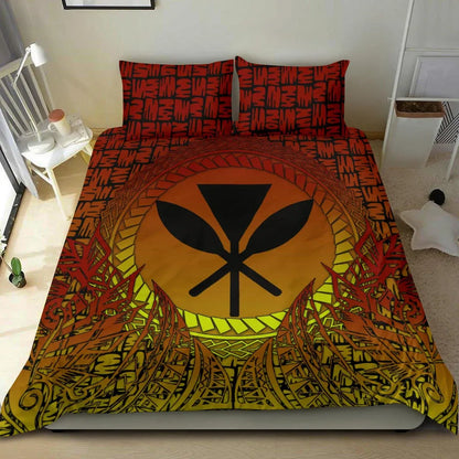 Hawaii Bedding Set - Polynesian Circle Pattern