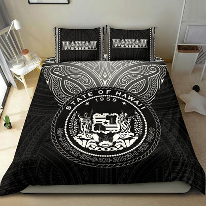 Hawaii Bedding Set - Triangle Polynesian Pattern