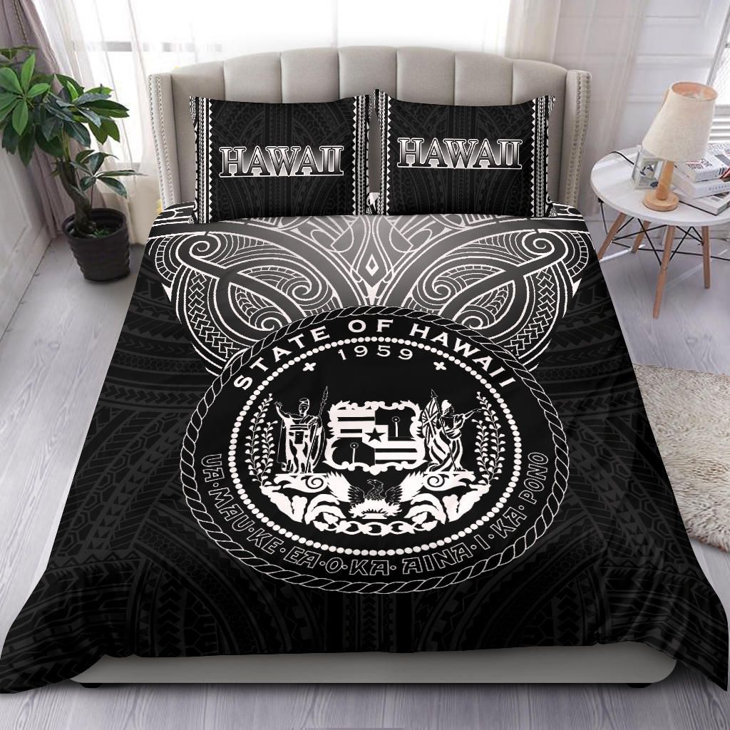 Hawaii Bedding Set - Triangle Polynesian Pattern