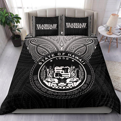 Hawaii Bedding Set - Triangle Polynesian Pattern