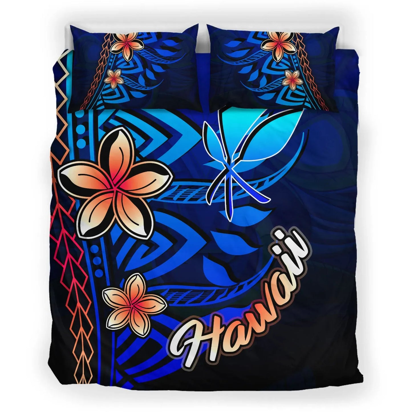 Hawaii Bedding Set - Vintage Tribal Mountain