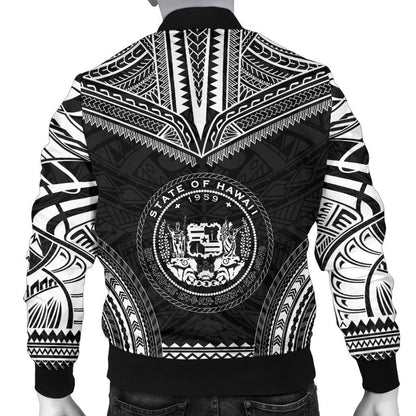 Hawaii Polynesian Chief Bomber Jacket - Black Version