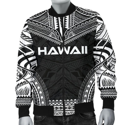 Hawaii Polynesian Chief Bomber Jacket - Black Version