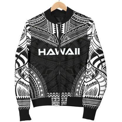 Hawaii Polynesian Chief Bomber Jacket - Black Version