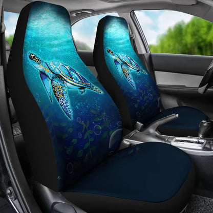 Hawaii Car Seat Covers - Turtle Under Sea