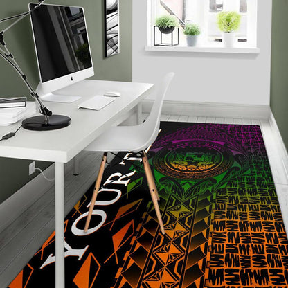 Hawaii Custom Personalised Area Rug - Hawaii Seal Rocket Style28