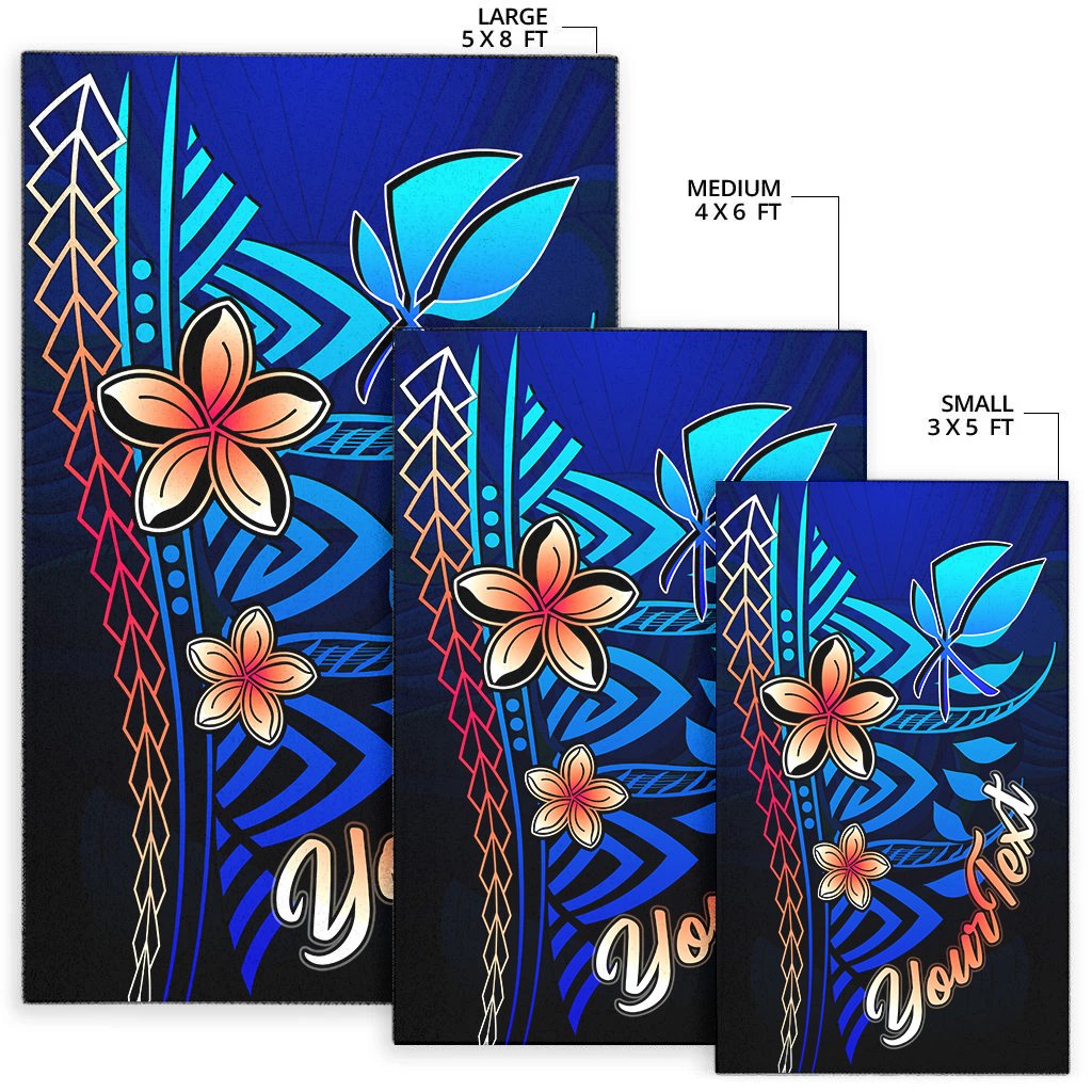 Hawaii Custom Personalised Area Rug - Vintage Tribal Mountain