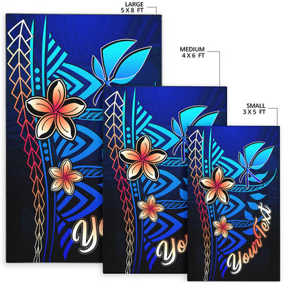 Hawaii Custom Personalised Area Rug - Vintage Tribal Mountain