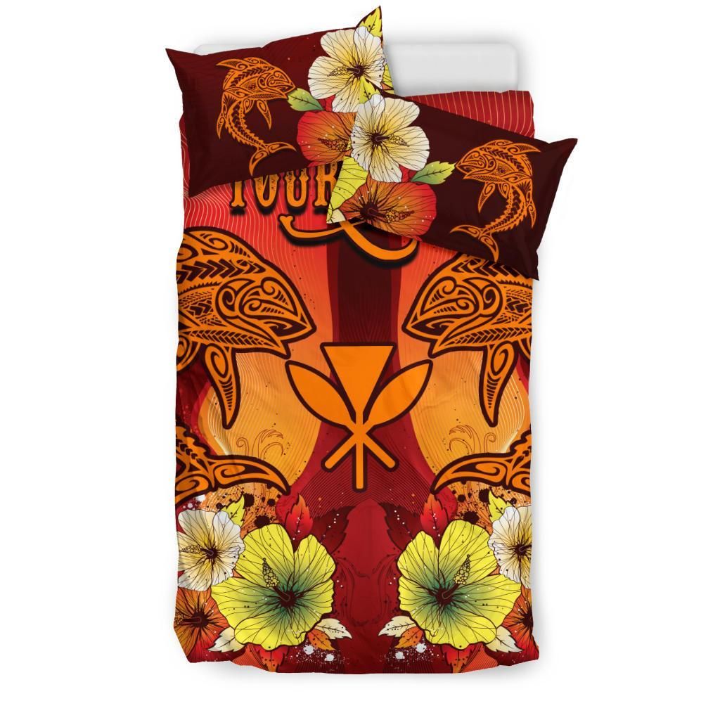 Hawaii Custom Personalised Bedding Sets - Tribal Tuna Fish