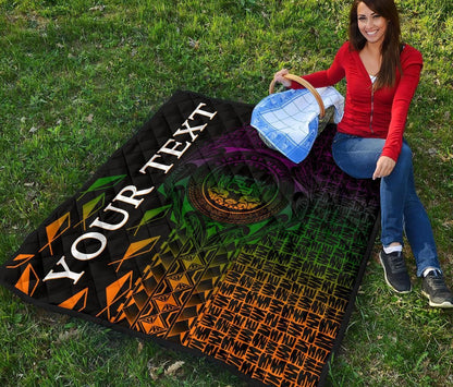 Hawaii Custom Personalised Premium Quilt -  Hawaii Seal Rocket Style