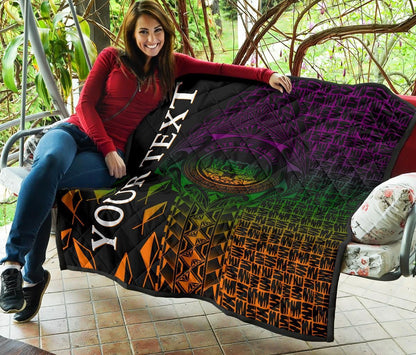 Hawaii Custom Personalised Premium Quilt -  Hawaii Seal Rocket Style