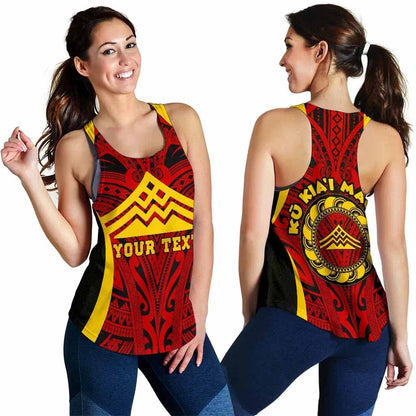 Hawaii Custom Personalised Women Racerback Tank - Protect Mauna Kea