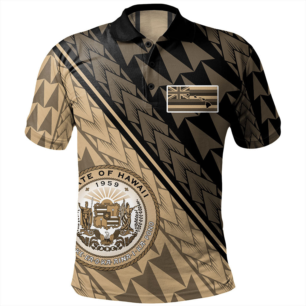 Hawaii Polo Shirt Polynesian Tribal Half Style