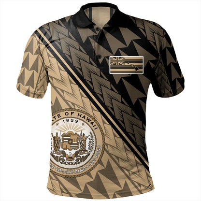 Hawaii Polo Shirt Polynesian Tribal Half Style