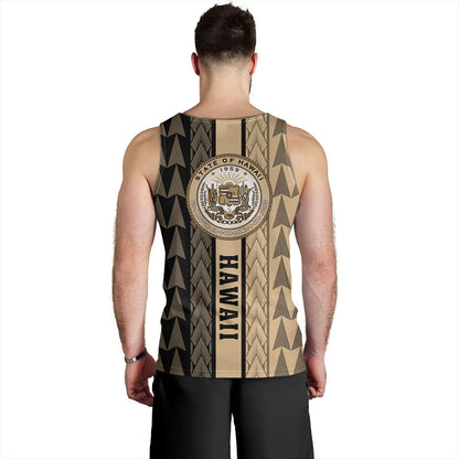 Hawaii Tank Top Polynesian Tribal Half Style