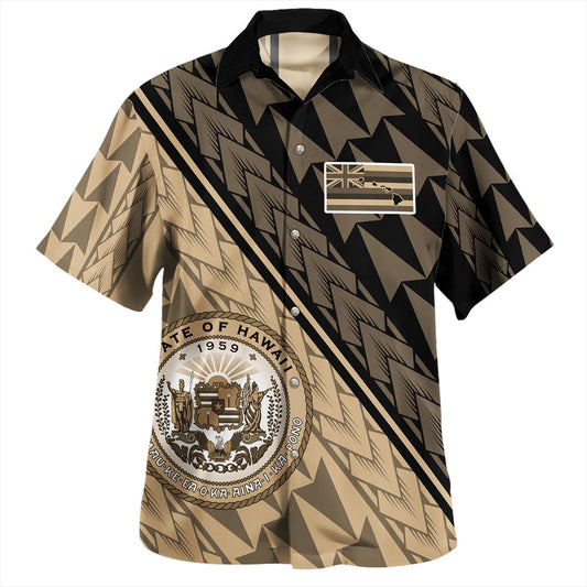 Hawaii Hawaiian Shirt Polynesian Tribal Half Style