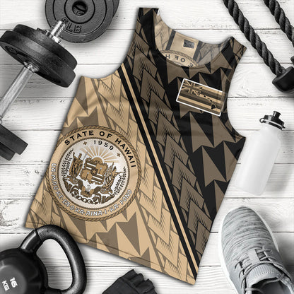 Hawaii Tank Top Polynesian Tribal Half Style